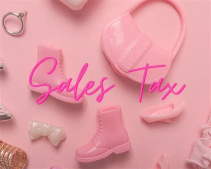 Are shoes subject to sales tax?