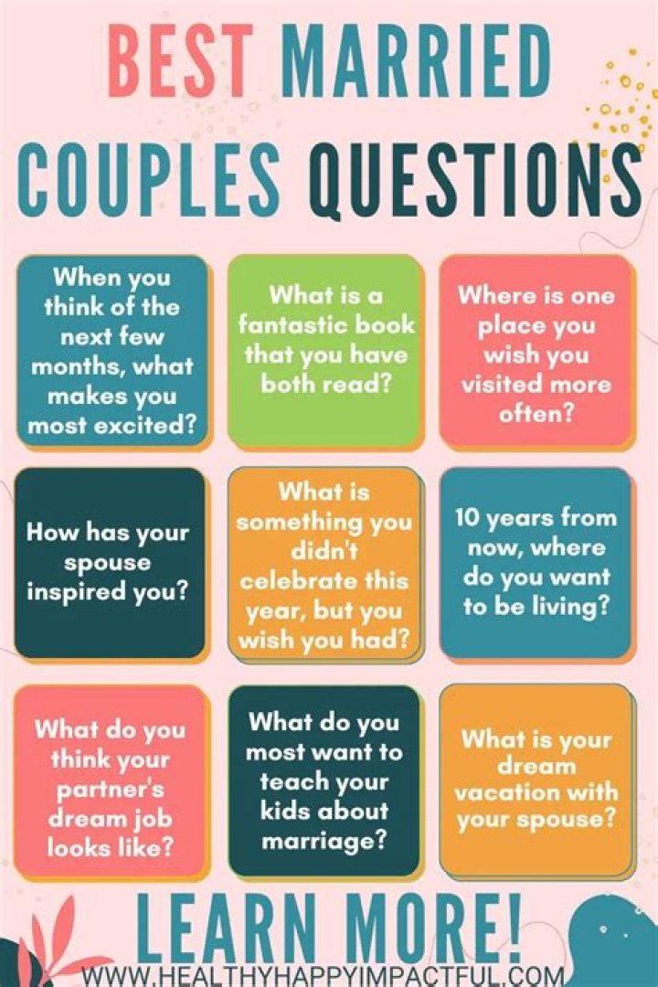 Are there any fun questions for married couples?