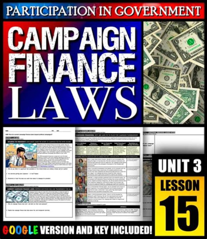 Are there campaign finance laws?