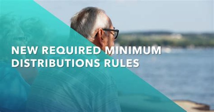 At what age is the required minimum distribution?