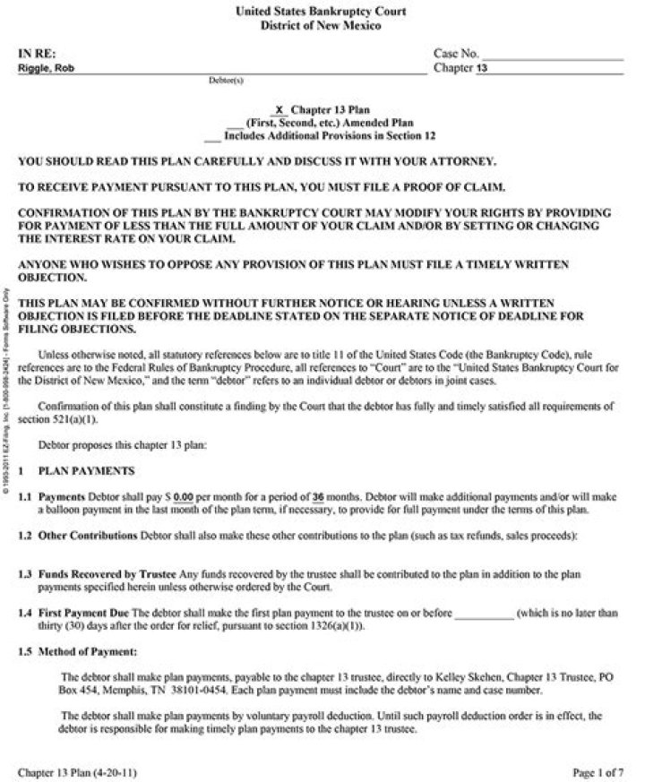 Can a creditor object to a Chapter 13 plan?