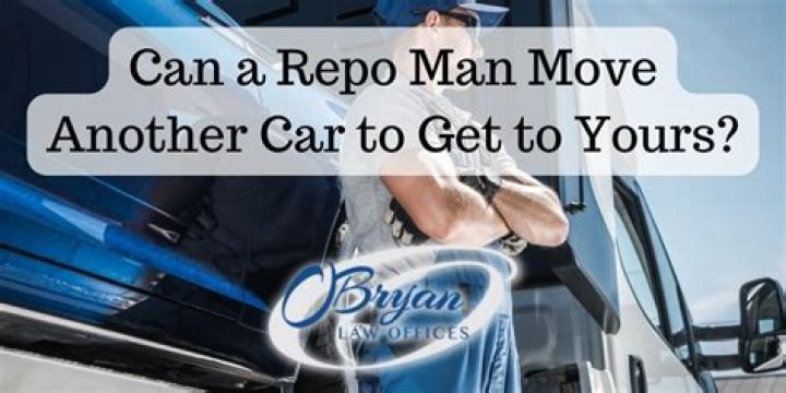 Can a repo man move one car to get to another?