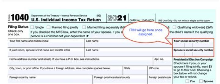 Can I Find My ITIN on my tax return?