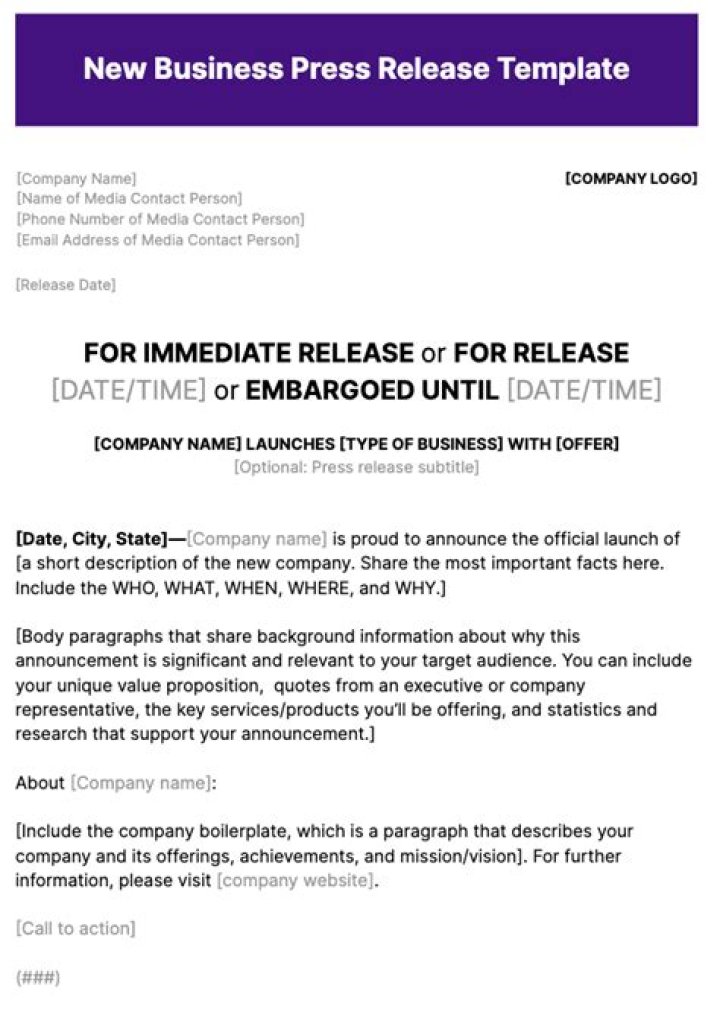 Can I reprint a press release?