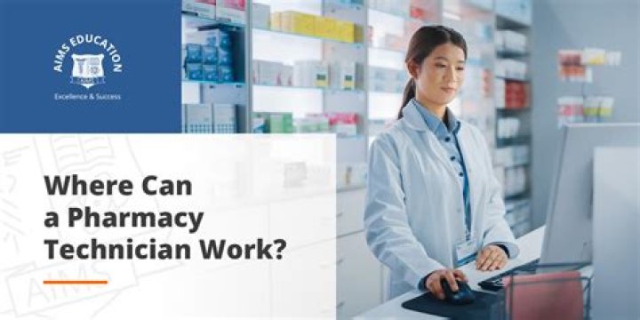Can pharmacy technicians work in hospitals?