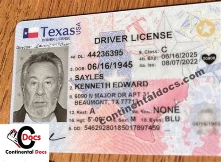 Can you put a car in your name without a license in Texas?