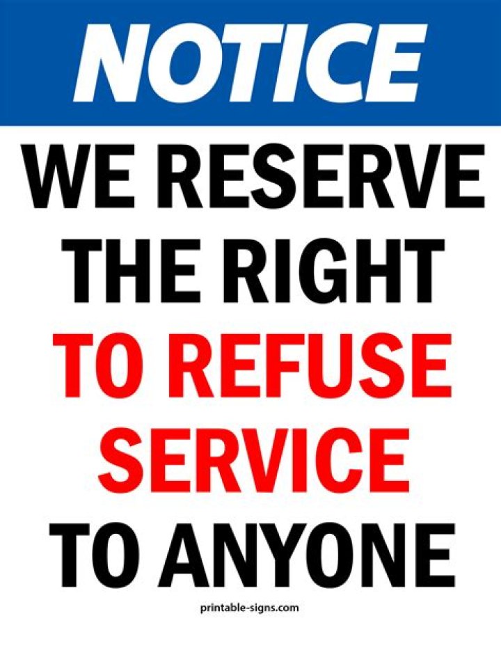 Can you refuse service to someone with a service dog?