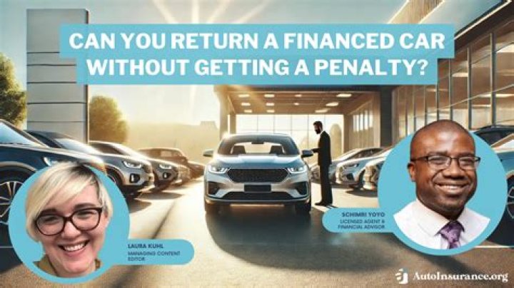 Can you return a car you financed?