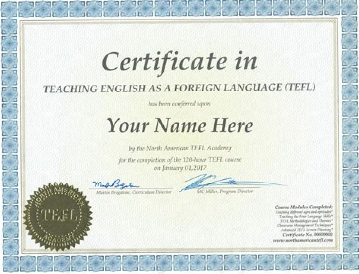 Can you teach English in the US with a TEFL certificate?