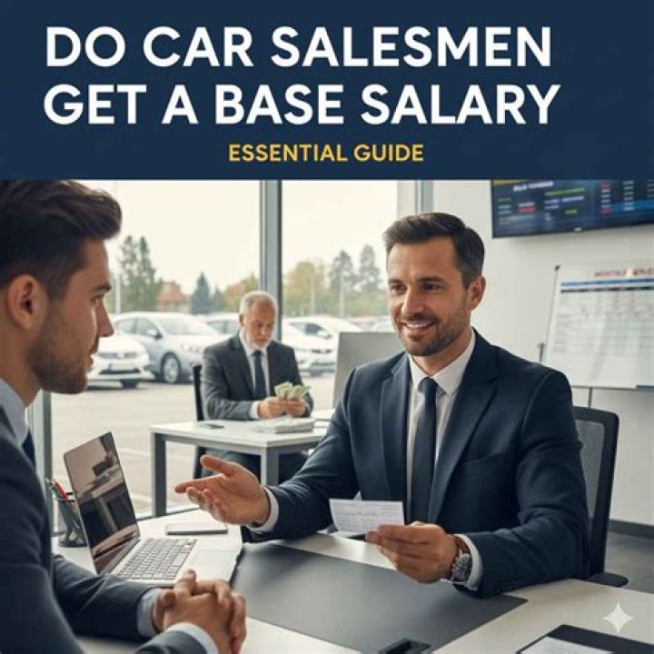 Do car salesmen get a base salary?