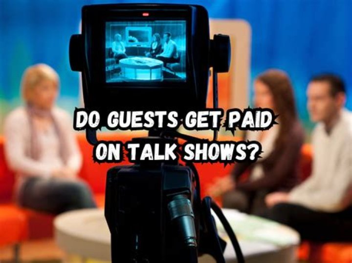 Do guest on talk shows get paid?