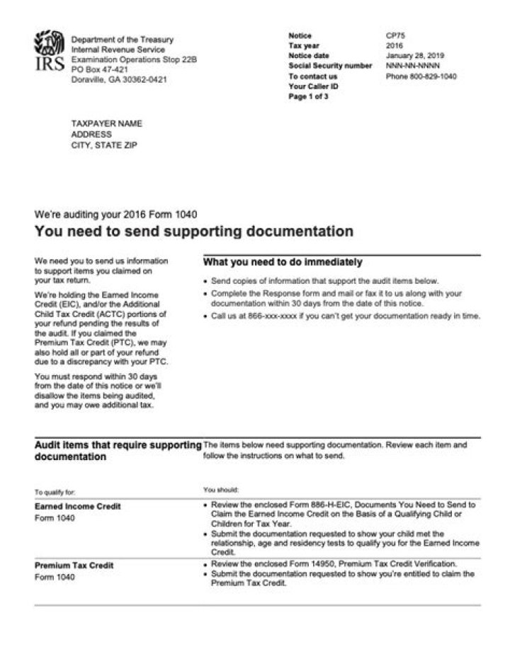 Do IRS notices get forwarded?