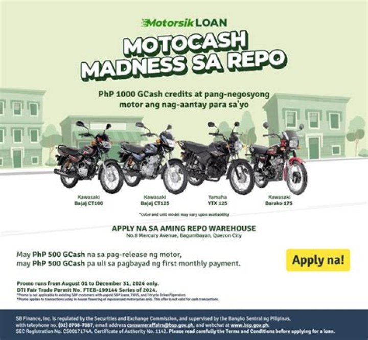 Do motorcycles get repossessed?