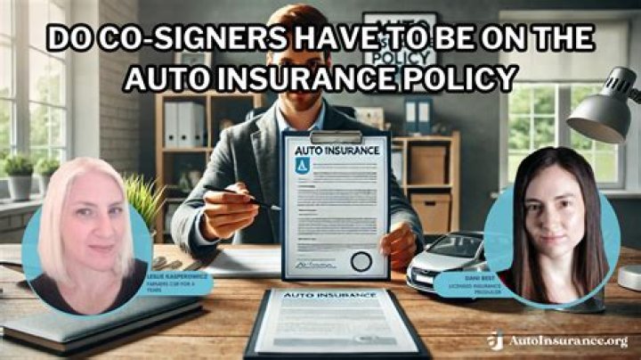 Does a co-signer have to be on the registration?