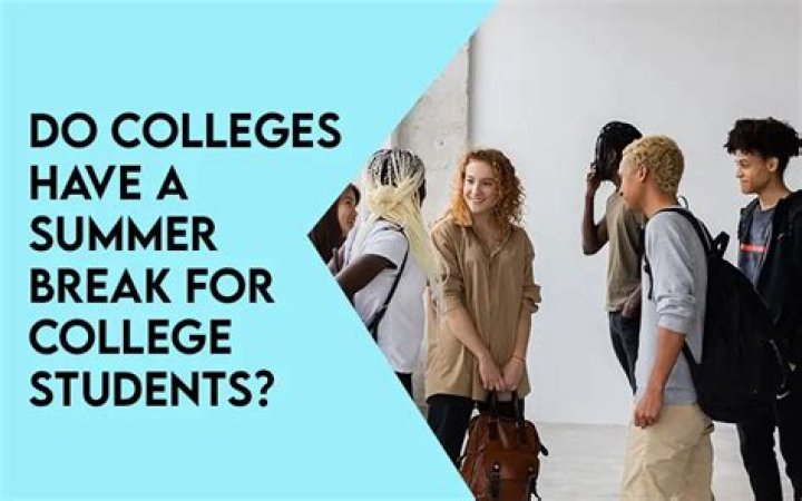 Does college students get out for summer?
