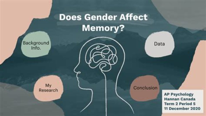 Does gender affect memory recall?
