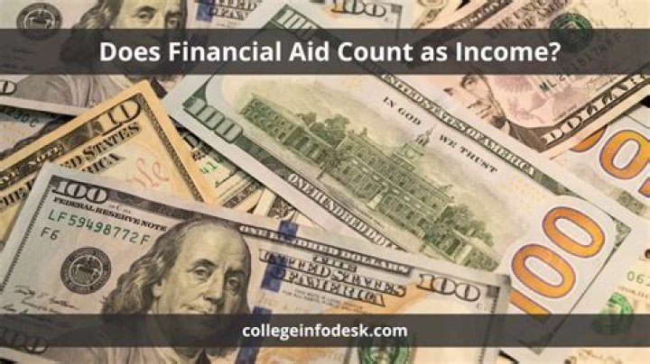Does inheritance count as income for financial aid?