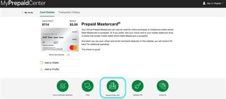 Does my prepaid card have a routing number?