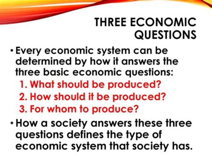 How are the 3 basic economic questions answered?