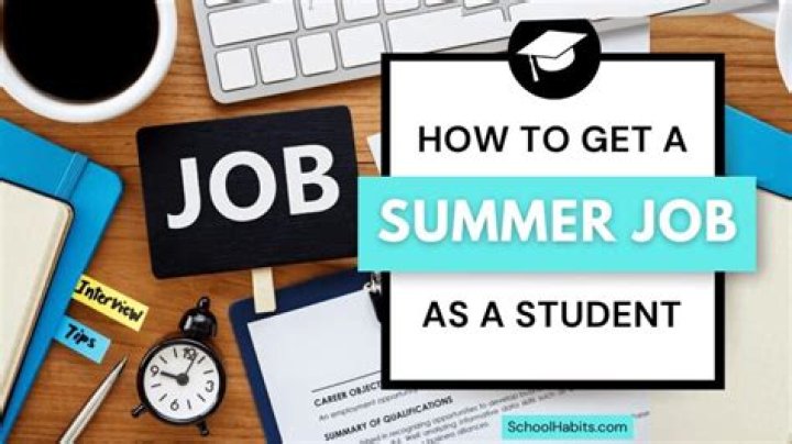 How can a college student get a summer job?