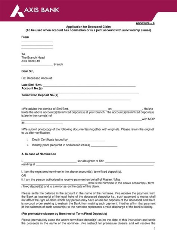 How can I access my deceased parents bank account?