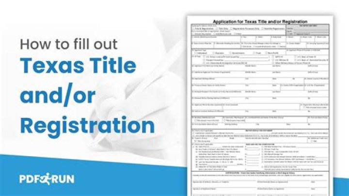 How can I check the status of a title in Texas?
