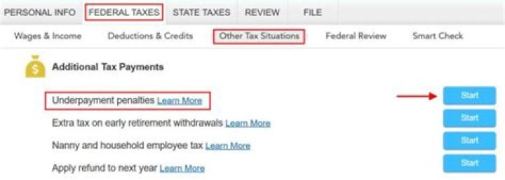 How can I get an underpayment penalty waived?