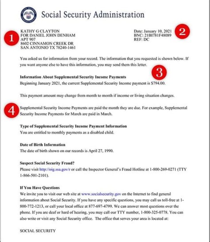 How can I get my proof of income from Social Security?