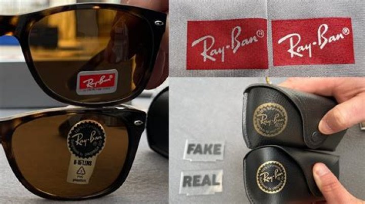 How can you tell if Ray Bans are fake?