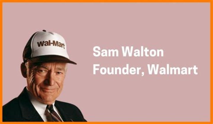 How did Sam Walton come up with Walmart?