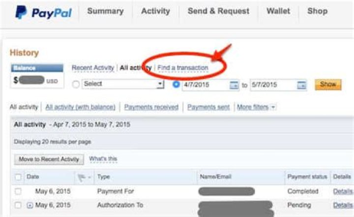 How do I access an old PayPal account?
