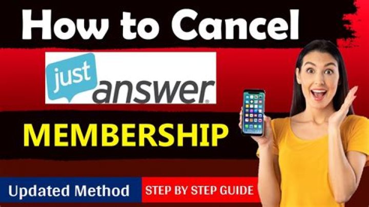 How do I cancel my just answer membership?