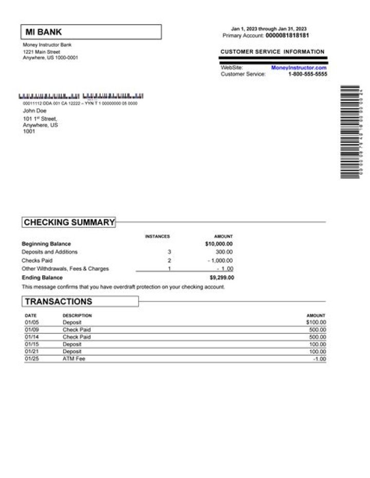 How do I change my bank statement to English?