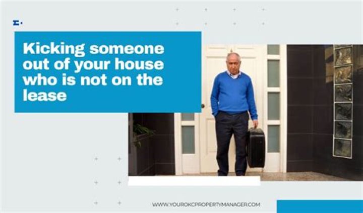 How do I evict someone without a lease in Oklahoma?