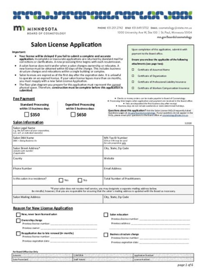 How do I get a salon license in Indiana?