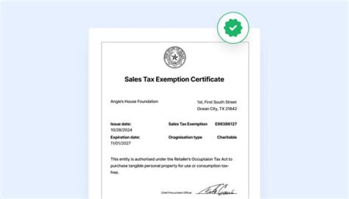 How do I get a tax exemption certificate?