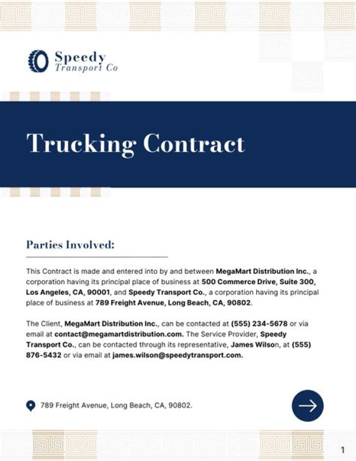 How do I get out of a trucking company contract?