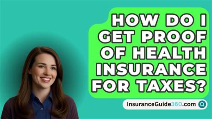 How do I get proof of health insurance?
