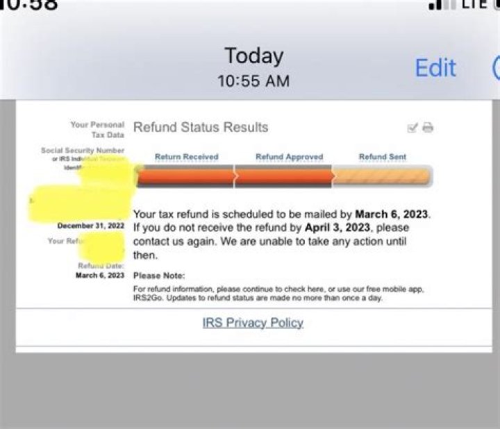 How do I know if my mailed tax return was received?