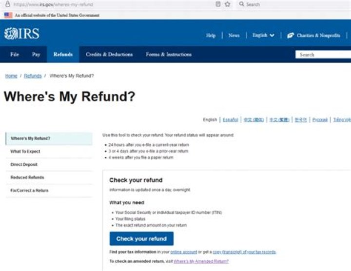 How do I know if my refund was accepted?