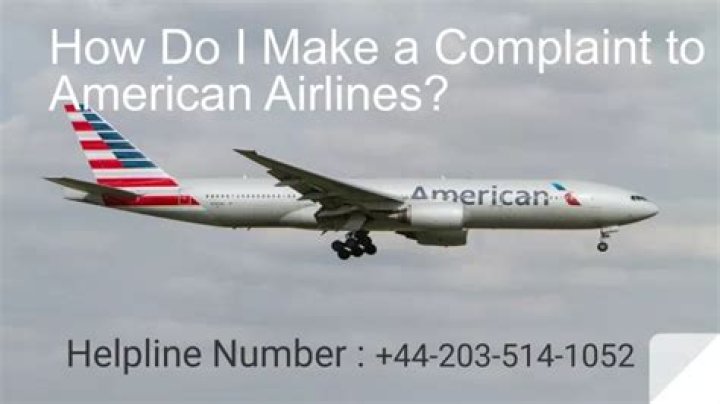 How do I make a complaint to American Airlines?