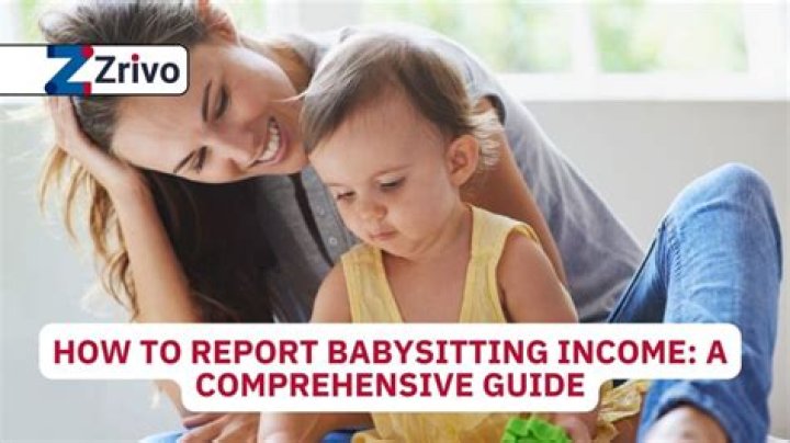 How do I report babysitting income?