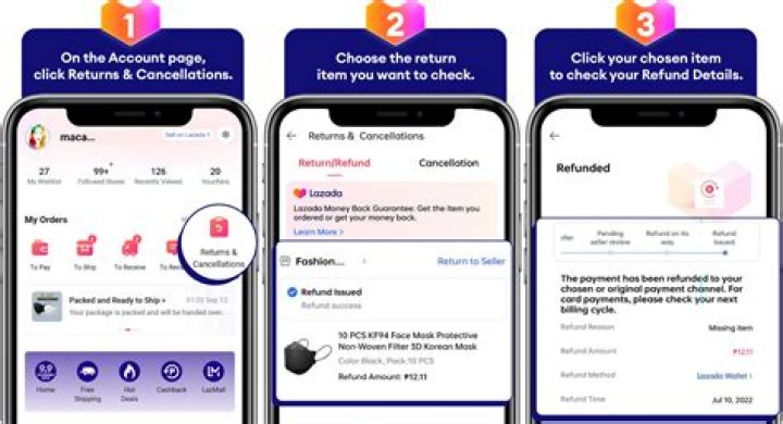How do I return a wish Order?