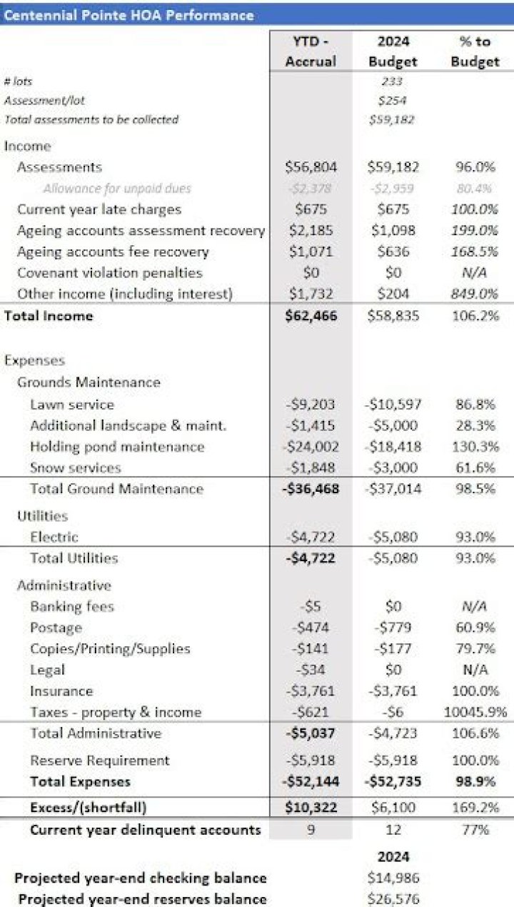 How do I review HOA financials?