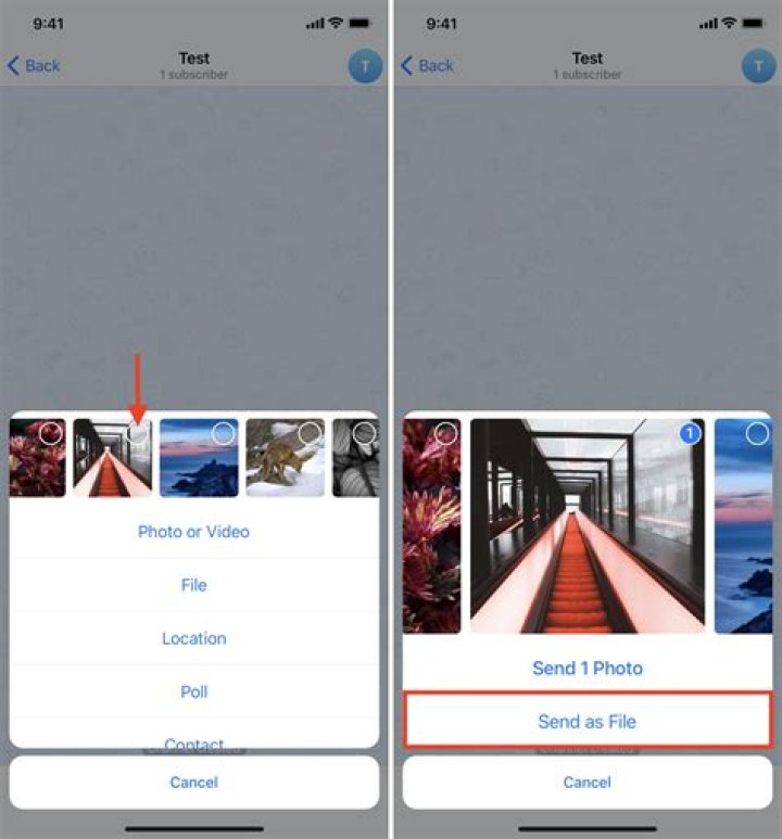 How do I send a photo as an attachment?