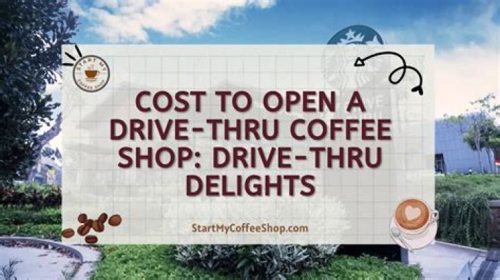 How do I start a thriving drive thru coffee shop?