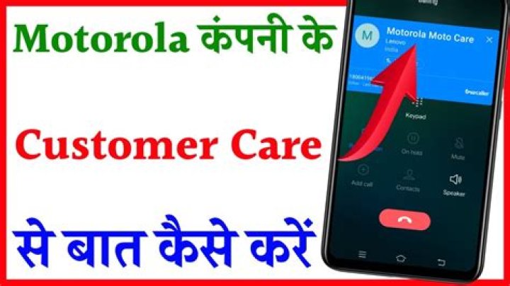 How do I talk to Motorola customer care?