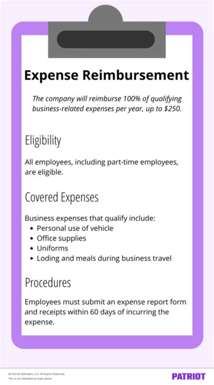 How do you ask for reimbursement?