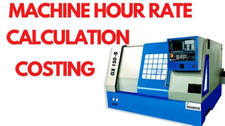 How do you calculate CNC machining per hour?