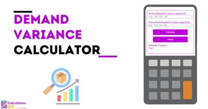 How do you calculate demand variance?